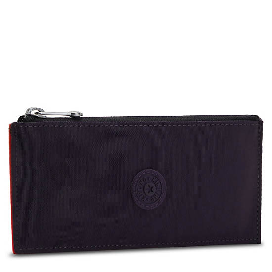 Kipling Brion Card Case Táska Kék Piros Titán | HU 2048RV